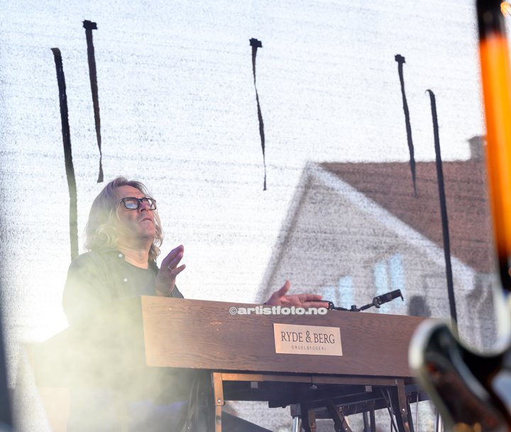 Henning Kvitnes på Skalldyrfestivalen i Mandal. Foto: Marie Launes