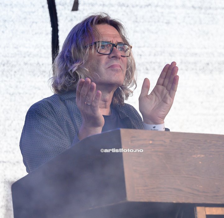 Henning Kvitnes på Skalldyrfestivalen i Mandal. Foto: Marie Launes