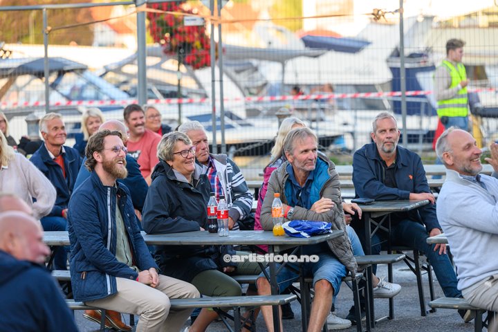 Henning Kvitnes på Skalldyrfestivalen i Mandal. Foto: Marie Launes