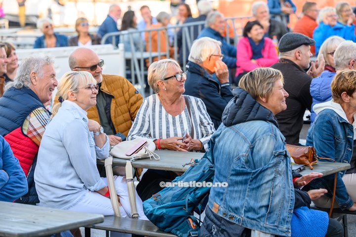 Henning Kvitnes på Skalldyrfestivalen i Mandal. Foto: Marie Launes