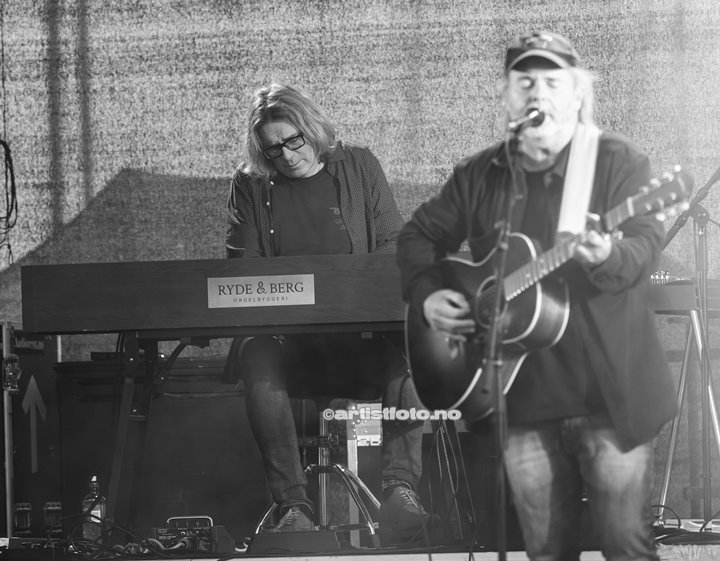 Henning Kvitnes på Skalldyrfestivalen i Mandal. Foto: Marie Launes