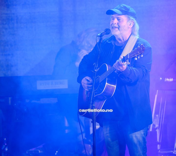 Henning Kvitnes på Skalldyrfestivalen i Mandal. Foto: Marie Launes