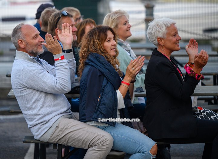 Henning Kvitnes på Skalldyrfestivalen i Mandal. Foto: Marie Launes