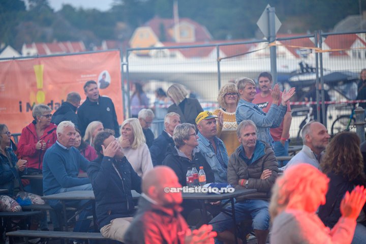 Henning Kvitnes på Skalldyrfestivalen i Mandal. Foto: Marie Launes