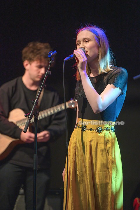 Vokalist Ingunn Graedler Listuen og Havsus på Teateret i Kristiansand