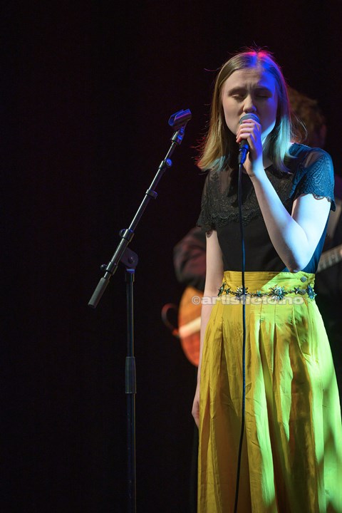 Vokalist Ingunn Graedler Listuen og Havsus på Teateret i Kristiansand