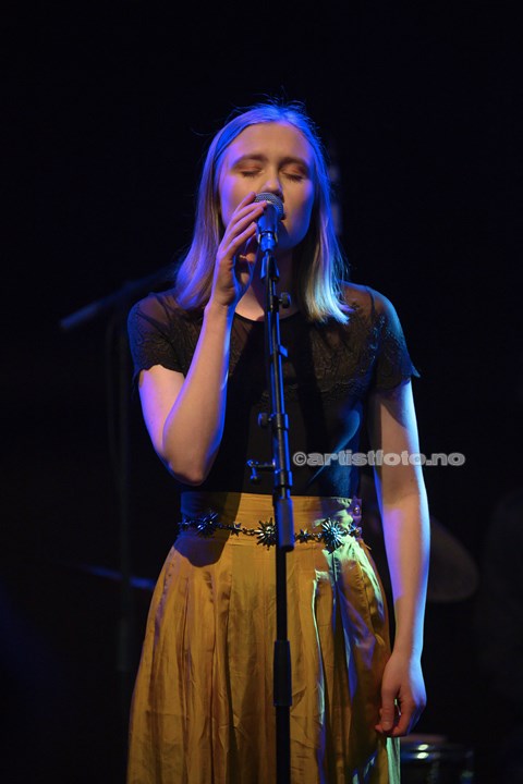 Vokalist Ingunn Graedler Listuen og Havsus på Teateret i Kristiansand