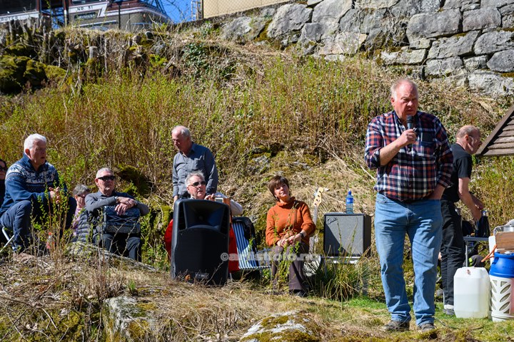 SydVest´n Trekkspillklubb på Holum Historielags 100 års feiring av Knuden.