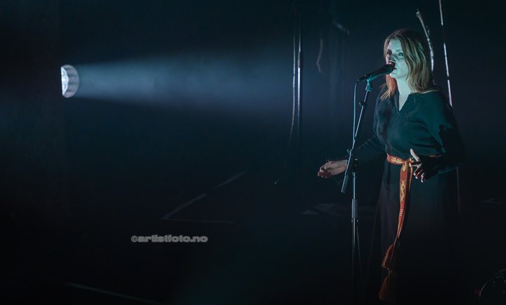 Lindy-Fay Hella, Wardruna, i Kilden Kristiansand. Foto: Svein Erik Nomeland