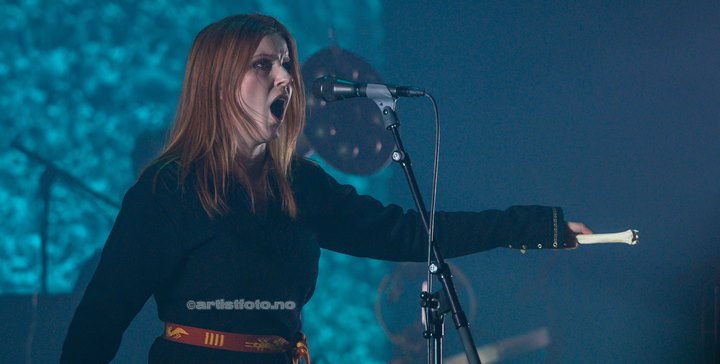 Lindy-Fay Hella, Wardruna, i Kilden Kristiansand. Foto: Svein Erik Nomeland