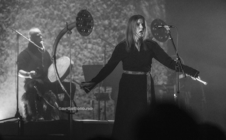 Lindy-Fay Hella, Wardruna, i Kilden Kristiansand. Foto: Svein Erik Nomeland