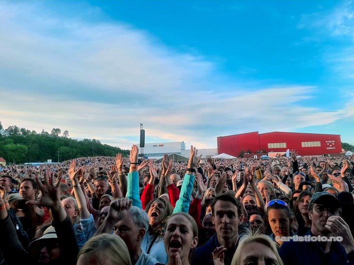 a-ha , Canal Street i Arendal. Foto: Stine Hommelsgård