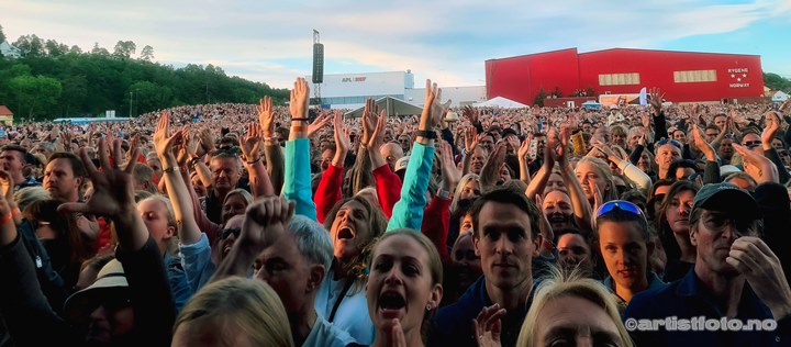 a-ha , Canal Street i Arendal. Foto: Stine Hommelsgård