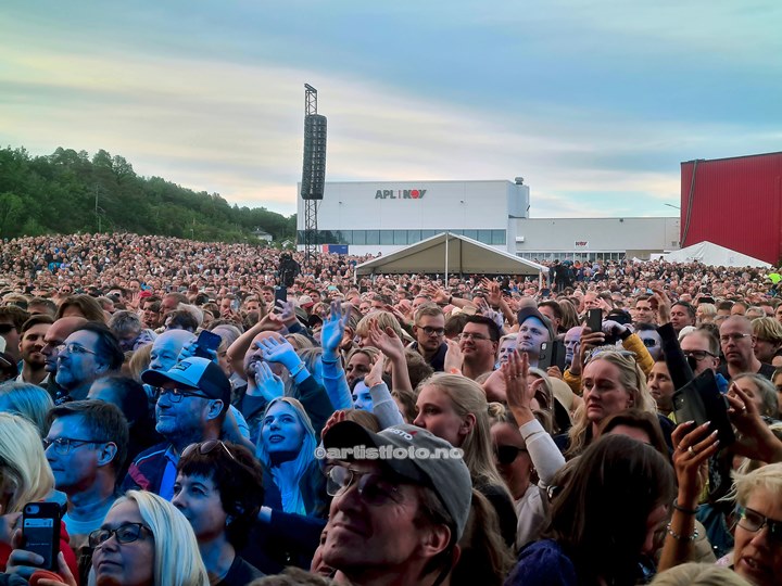 a-ha , Canal Street i Arendal. Foto: Stine Hommelsgård