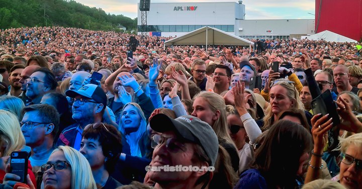 a-ha , Canal Street i Arendal. Foto: Stine Hommelsgård