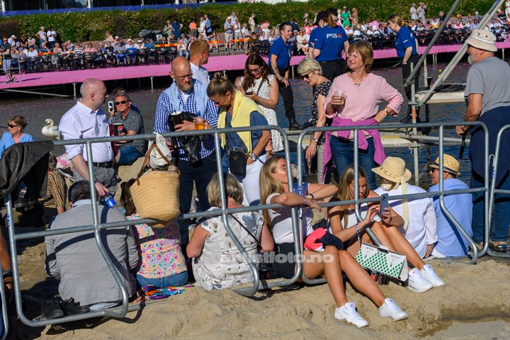 Andrea Bocelli og Kristiansand Symfoniorkester på Bystranda i Kristiansand. Foto: Svein Erik Nomeland
