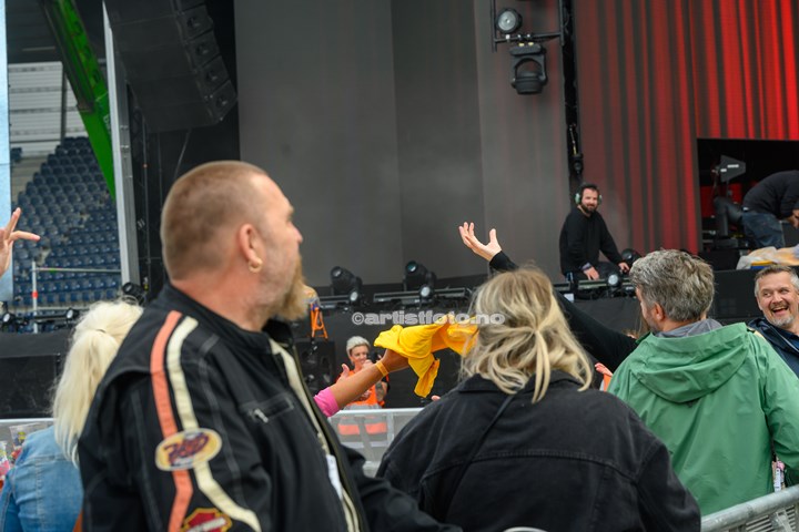 Arne Braut på Viking Stadion. Foto: Svein Erik Nomeland