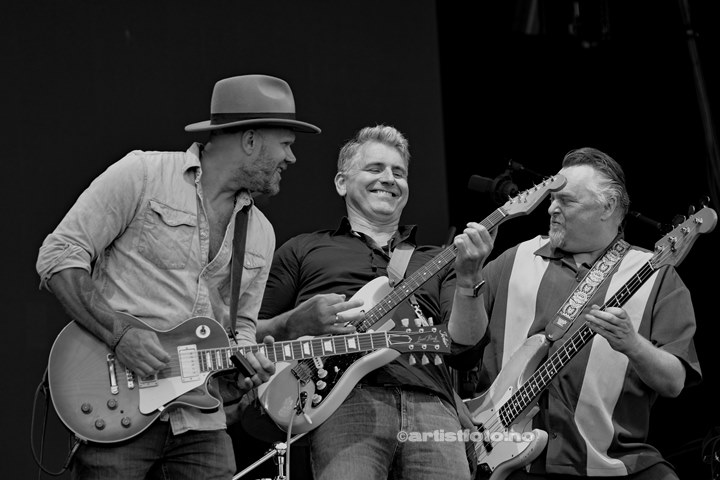 Bård Rannekleiv band , Canal Street i Arendal. Foto: Stine Hommelsgård