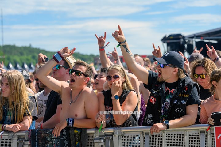 Bullet For My Valentine,Tons of Rock 2022. Foto: Svein Erik Nomeland