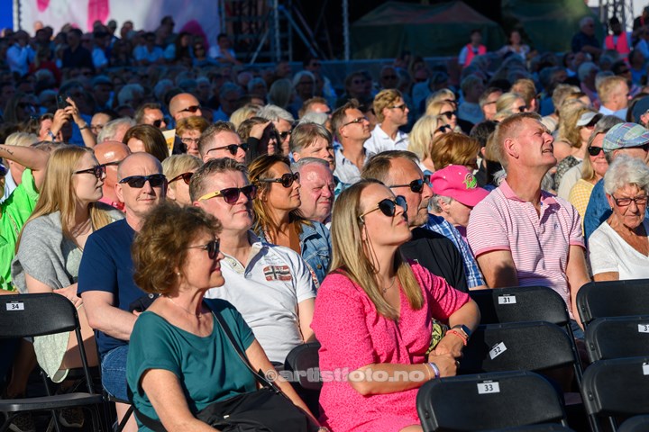 Helene Bøksle på Bystranda i Kristiansand. Foto: Svein Erik Nomeland