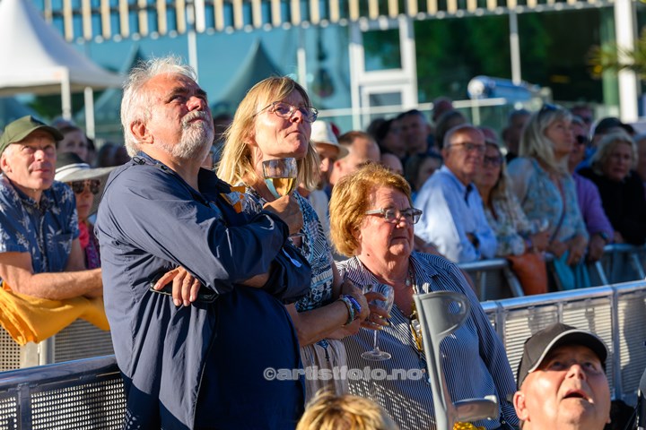 Helene Bøksle på Bystranda i Kristiansand. Foto: Svein Erik Nomeland