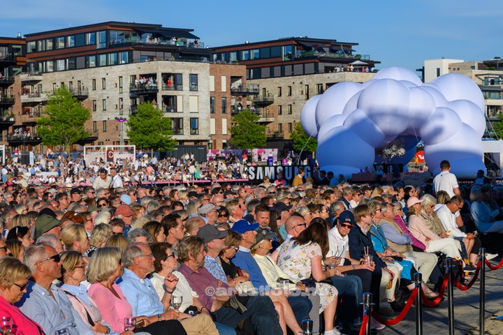 Helene Bøksle på Bystranda i Kristiansand. Foto: Svein Erik Nomeland