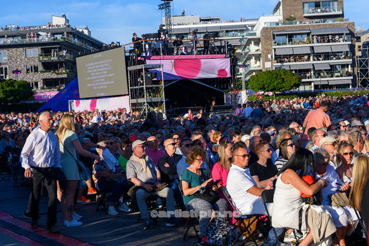 Helene Bøksle på Bystranda i Kristiansand. Foto: Svein Erik Nomeland
