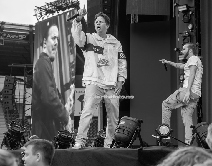 Kriminell Kunst på Viking Stadion. Foto: Svein Erik Nomeland