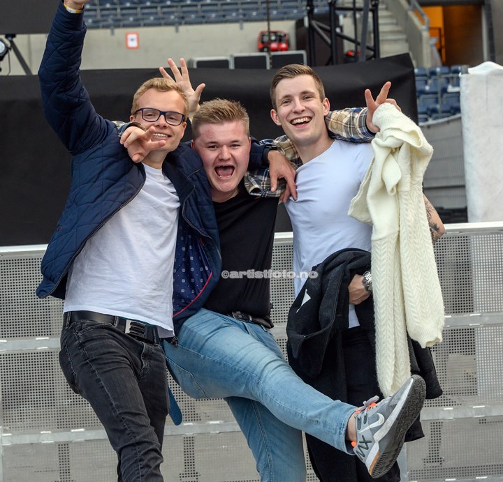 Mods på Viking Stadion. Foto: Svein Erik Nomeland