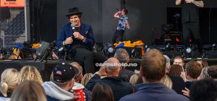 Stavangerkameratene på Viking Stadion. Foto: Svein Erik Nomeland