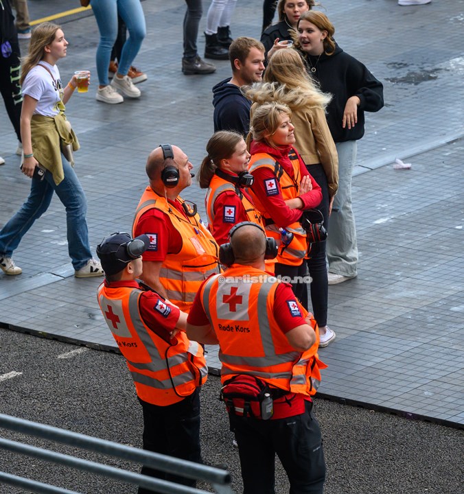 Stavangerkameratene på Viking Stadion. Foto: Svein Erik Nomeland
