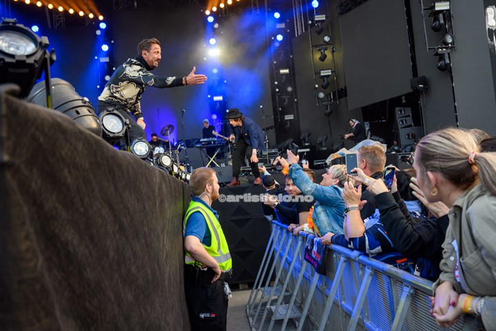 Stavangerkameratene på Viking Stadion. Foto: Svein Erik Nomeland