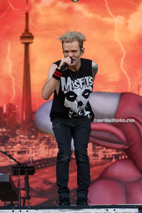 Sum 41, Tons of Rock 2022. Foto: Svein Erik Nomeland