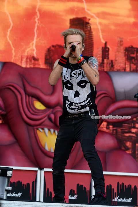 Sum 41, Tons of Rock 2022. Foto: Svein Erik Nomeland