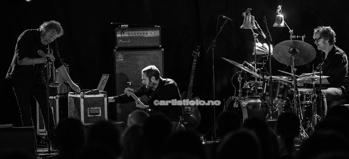 Nils Petter Molvær på Canal Street, Arendal. Foto: Svein Erik Nomeland