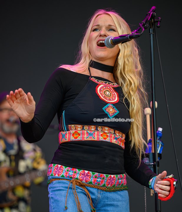 Sol Heilo på Canal Street, Arendal. Foto: Svein Erik Nomeland