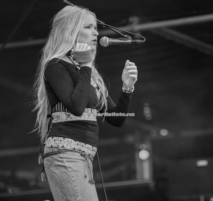 Sol Heilo på Canal Street, Arendal. Foto: Svein Erik Nomeland