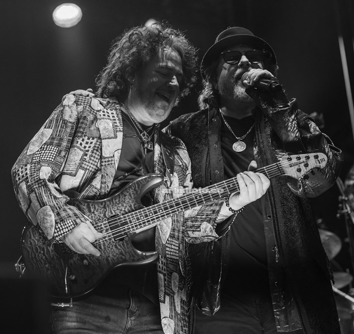 Fra venstre: Steve Lukather og Joseph Williams, Toto, Vulkan Open Air, Oslo. Foto: Svein Erik Nomeland