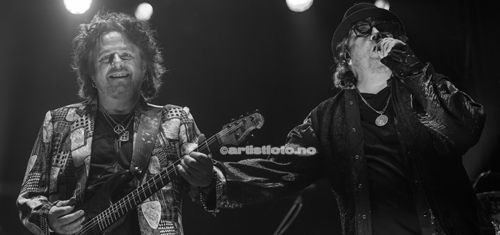 Fra venstre: Steve Lukather og Joseph Williams, Toto, Vulkan Open Air, Oslo. Foto: Svein Erik Nomeland