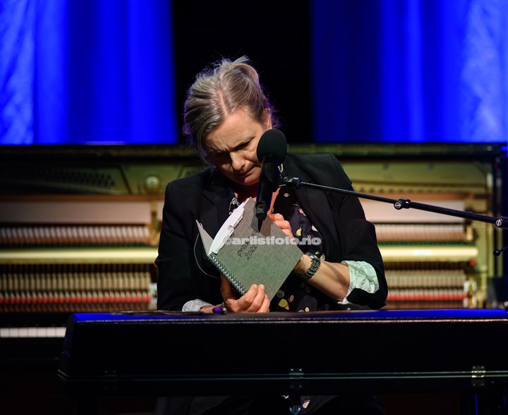 Notatboka til Ingrid Bjørnov og Øystein Sunde, Sandnes Kulturhus. Foto: Svein Erik Nomeland