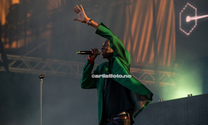 Maxi Jazz , Faithless , Palmesus Kristiansand 20.7.2013. Foto: Svein Erik Nomeland
