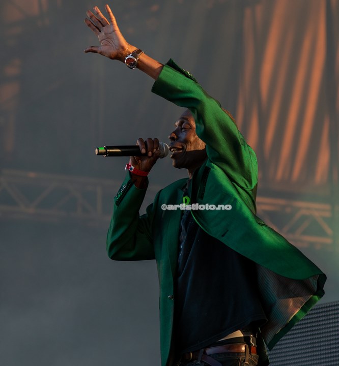 Maxi Jazz , Faithless , Palmesus Kristiansand 20.7.2013. Foto: Svein Erik Nomeland