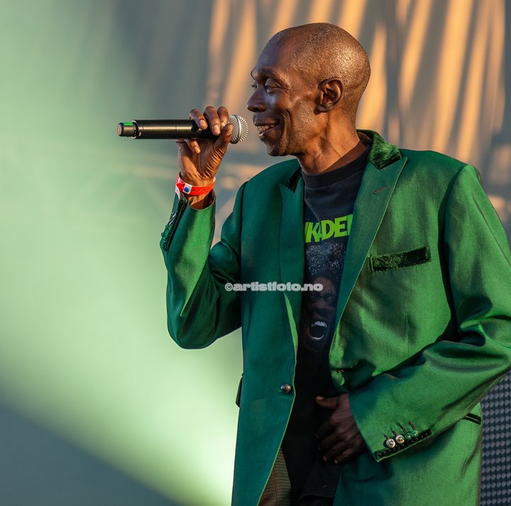 Maxi Jazz , Faithless , Palmesus Kristiansand 20.7.2013. Foto: Svein Erik Nomeland