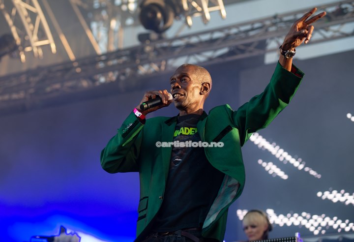 Maxi Jazz , Faithless , Palmesus Kristiansand 20.7.2013. Foto: Svein Erik Nomeland