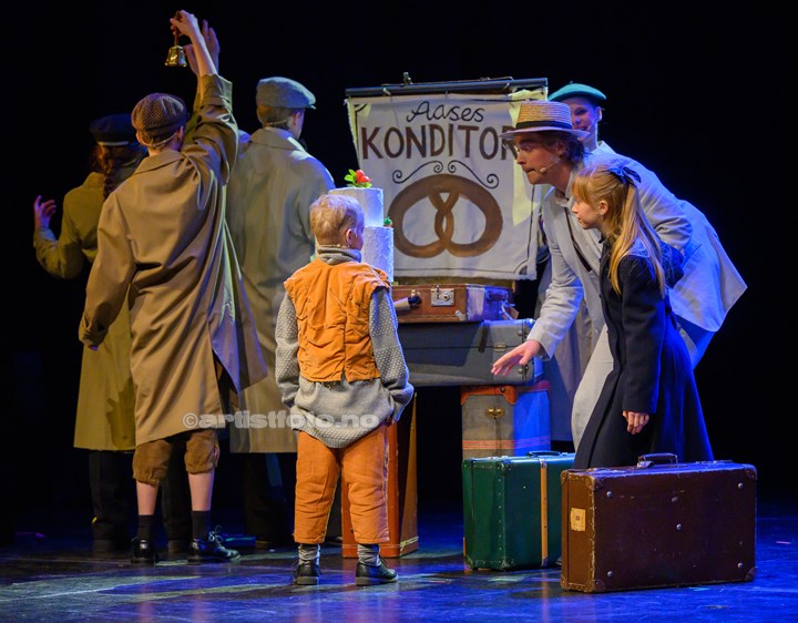 Kamilla og Tyven -En ny familiemusikal, Teateret i Kristiansand. Foto: Svein Erik Nomeland