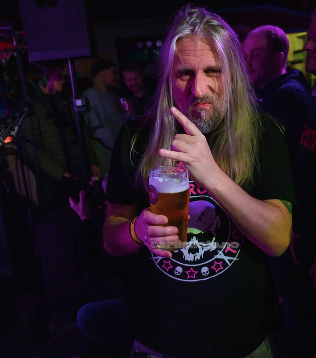 Geir Rocker var på Razorbats i Vaktbua, Kristiansand. Foto Svein Erik Nomeland