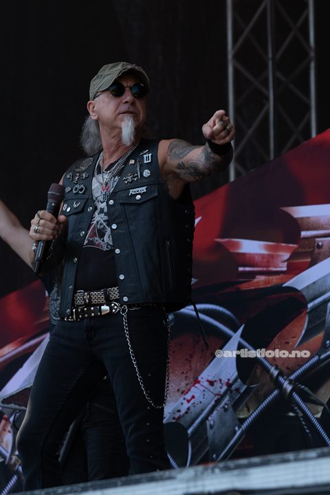 Accept på Tons of Rock 2022. Foto: Millie Steinsdóttir Leirvik