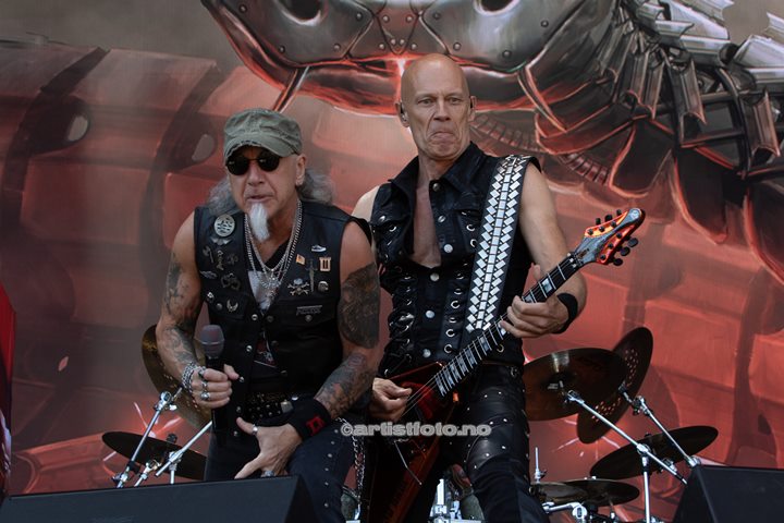 Accept på Tons of Rock 2022. Foto: Millie Steinsdóttir Leirvik