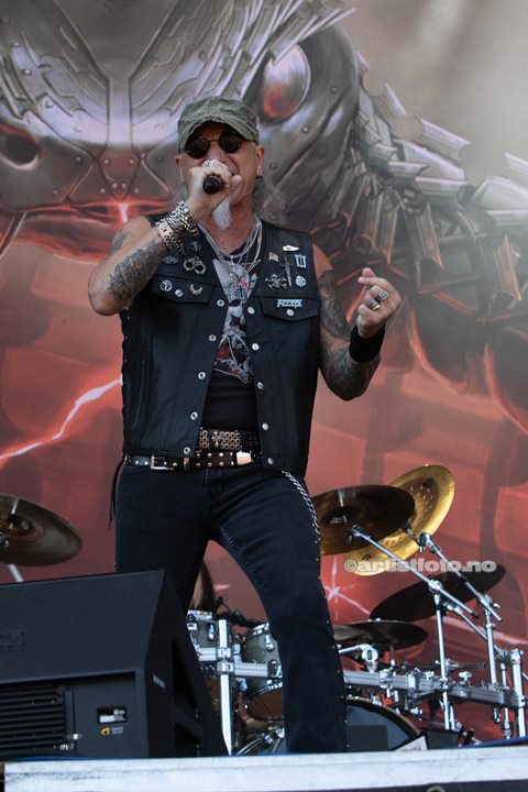 Accept på Tons of Rock 2022. Foto: Millie Steinsdóttir Leirvik