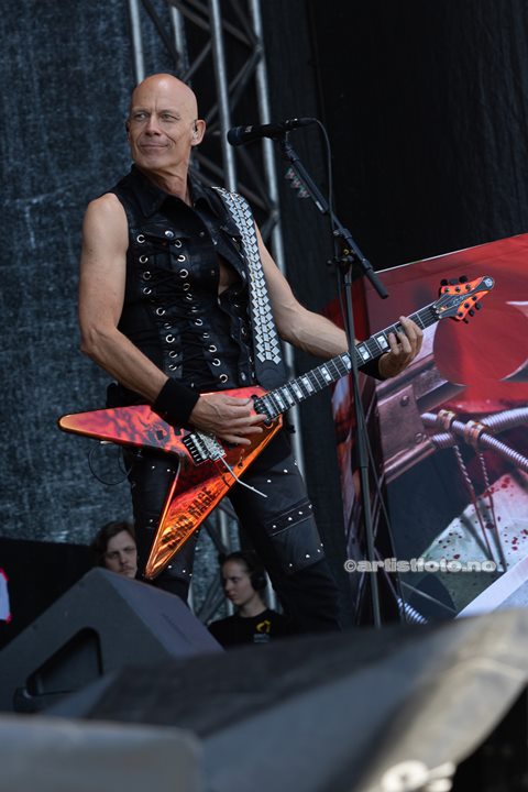 Accept på Tons of Rock 2022. Foto: Millie Steinsdóttir Leirvik